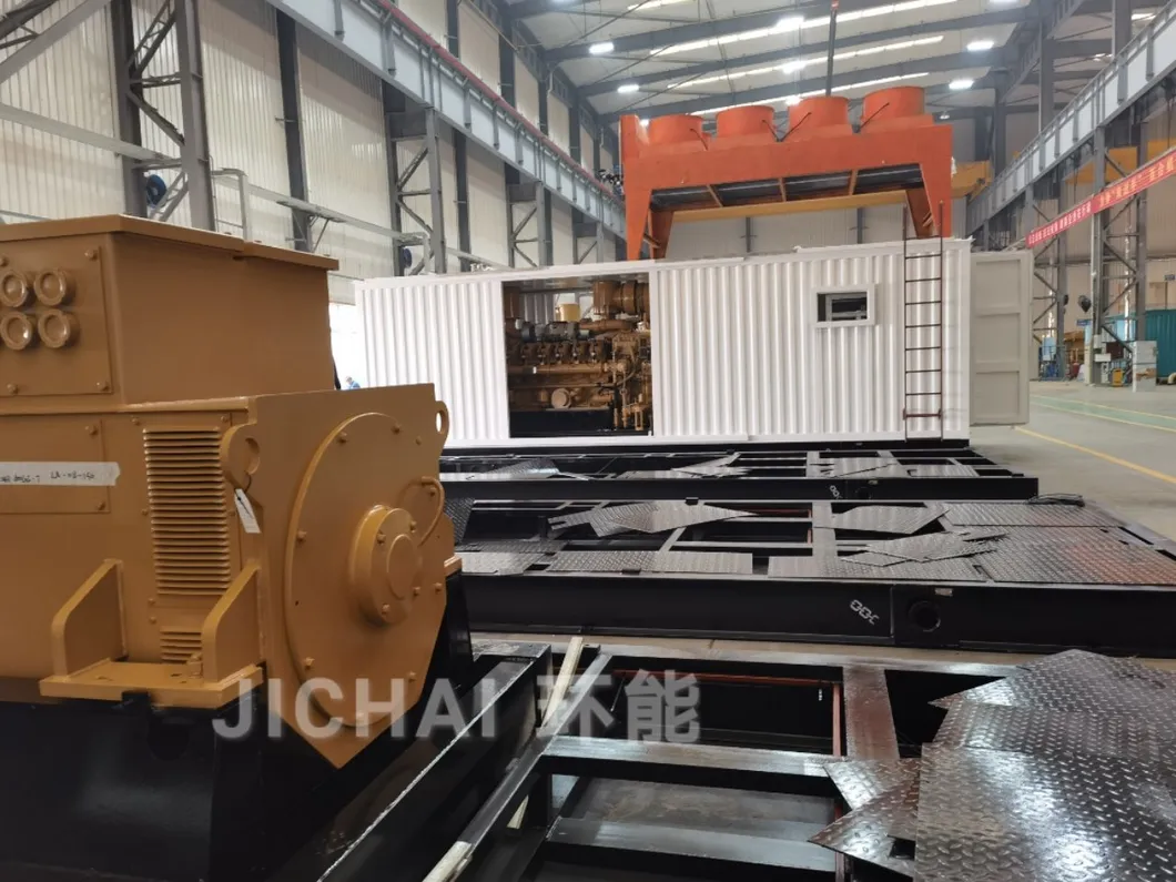 Cchp Biogas Generator Set with Soundproof Canopy