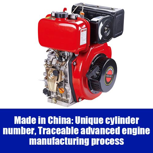 CE&ISO9001 Approved 8HP Wind Cooled Diesel Engine Portable Generator