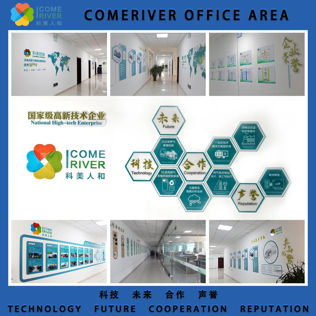 Comeriver Biomass Gas 200/240/500/600/700kw High Efficiency Industrial Exhaust Gas/Syngas/Coke Oven Gas/Producer Gas/Refining Gas/Biomass Generator Set
