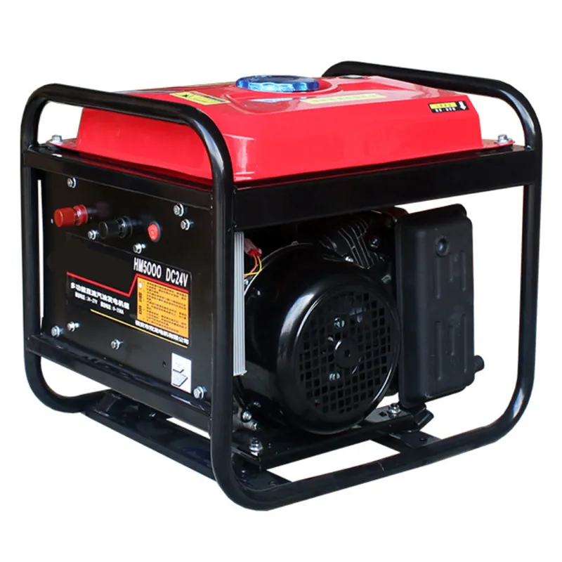 Copper Wire 5.5kw Portable Power Industrial Gasoline Generator