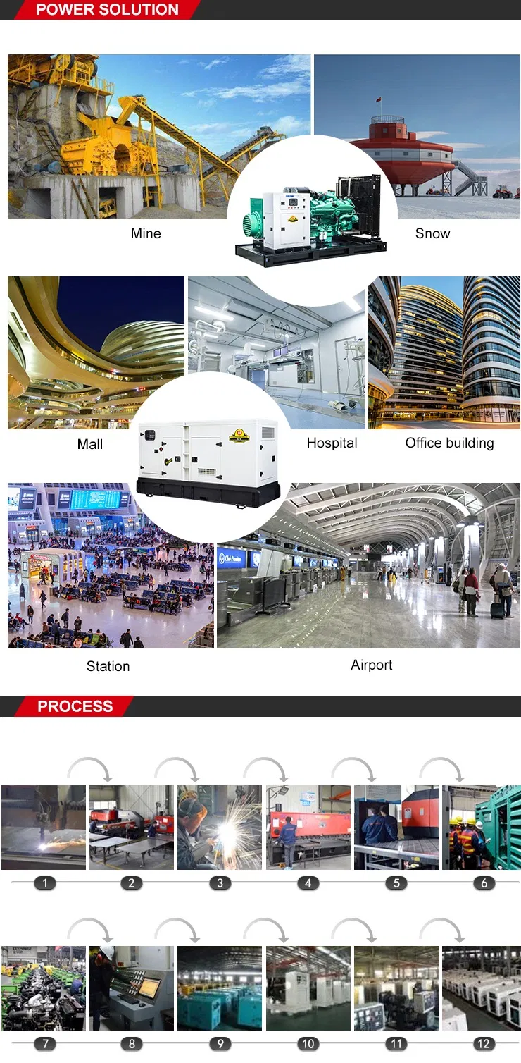 Cummins 200-1200kw Silent Power Electrical Generator[IC180930A]