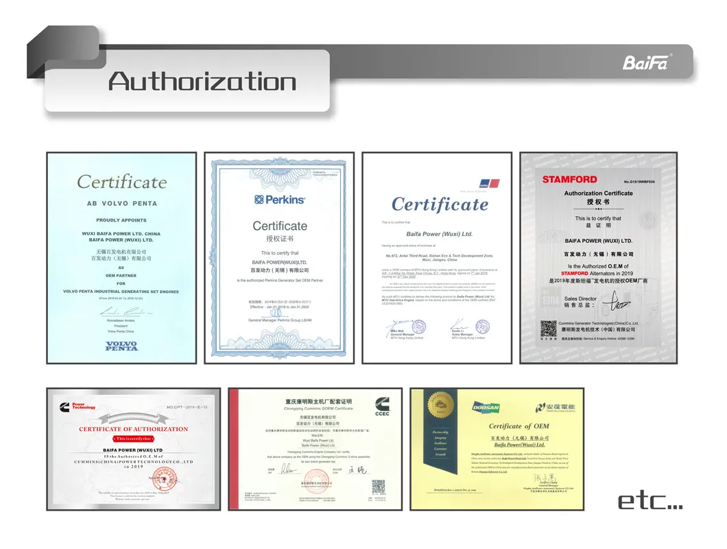 Cummins Diesel Engine Nta855-G1b Power 360kVA Industrial Electric Power Diesel Generator with Stamford Alternator Factory