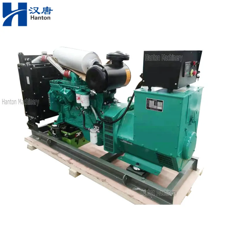 Cummins diesel generator set with engine 6BTAA and alternator stamford