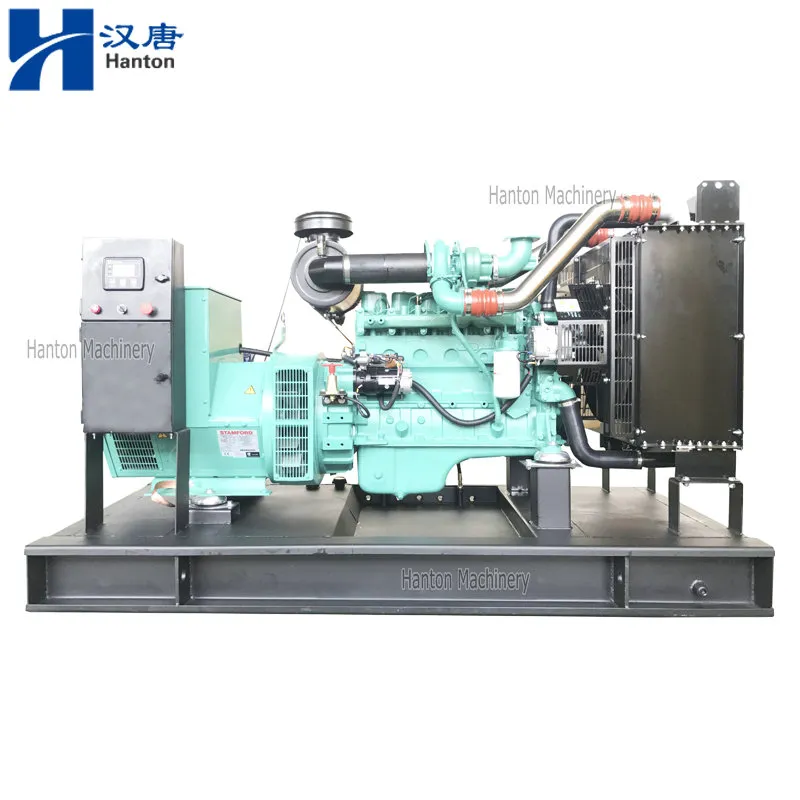 Cummins diesel generator set with engine 6BTAA and alternator stamford