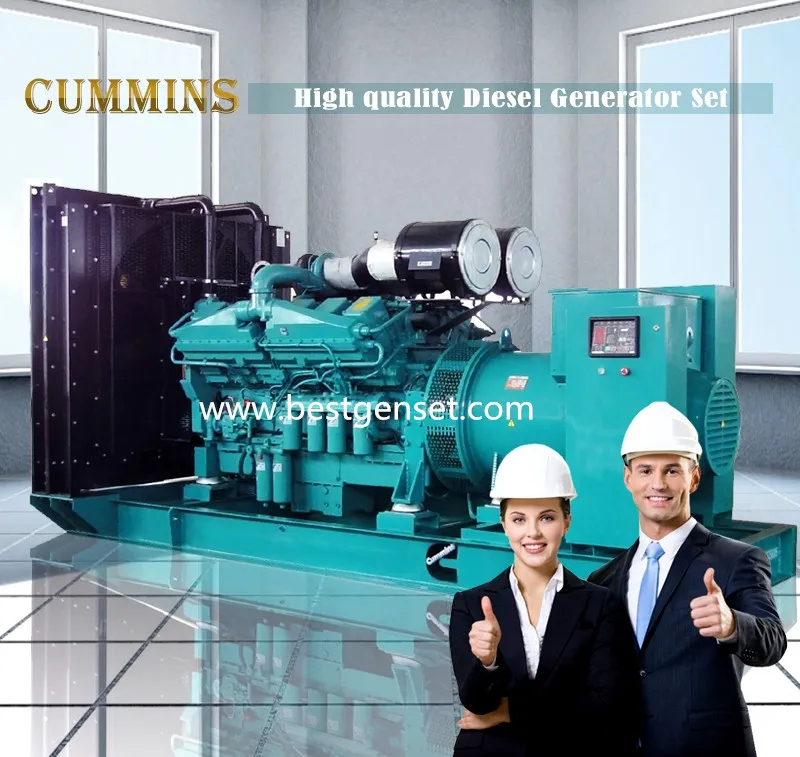 Cummins Engine 250kw/250kVA Silent Diesel Generator Nta855-G1a