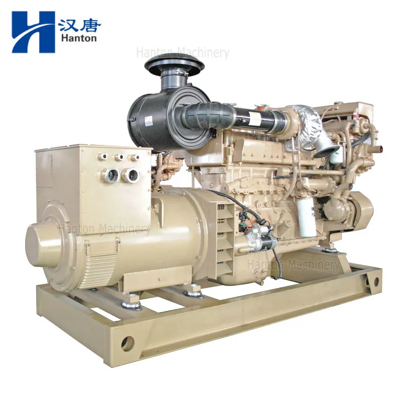 Cummins marine generator set with engine NTA855-DM and stamford alternator