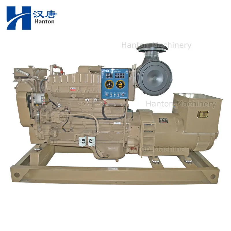 Cummins marine generator set with engine NTA855-DM and stamford alternator