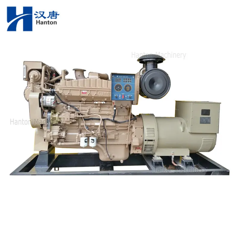 Cummins marine generator set with engine NTA855-DM and stamford alternator