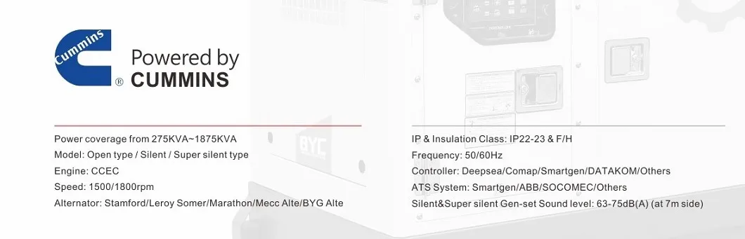Cummins Open Type Diesel Generator 880kVA