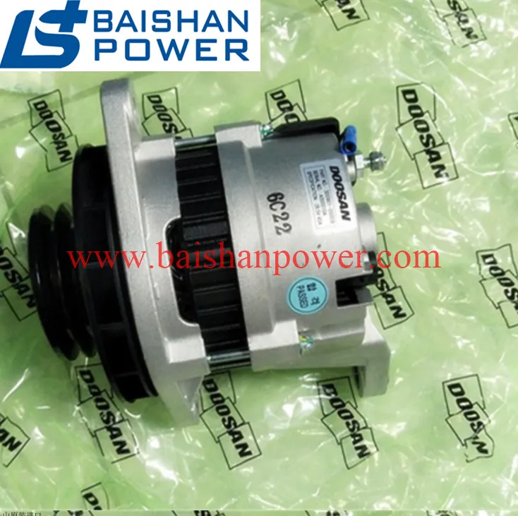 Doosan Engine Starting Motor Steyr Cnhtc Weichai HOWO Vg1560090001 Vg1560090007 De12 DV15 DV18 DV22 DC Alternator 300901-00009 DV15 18 22 Startor 300516-00075b