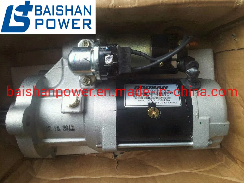 Doosan Starter Assy 0516-00056c 300516-00039 Starter Motor Fits Daewoo Doosan Engine P086ti 38mt