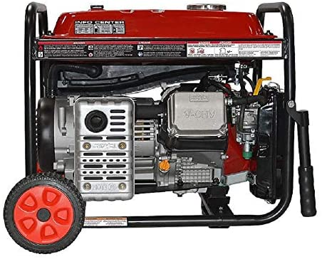 Electric Starter 210cc Gasoline Powered Generator with Wheels and Handles (FG5500)