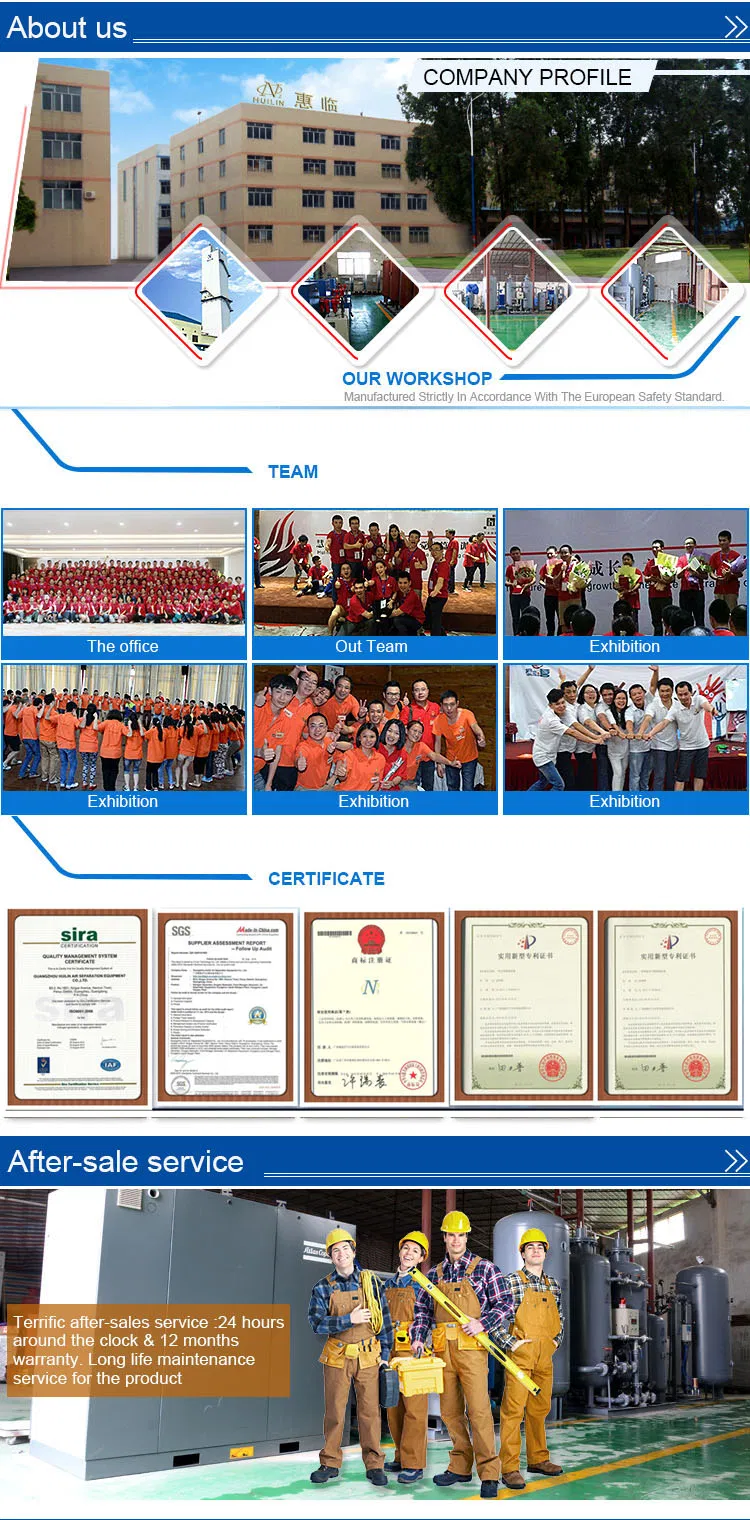 Energy-Saving Psa Nitrogen Gas Generator with Clamping Cylinder Technology