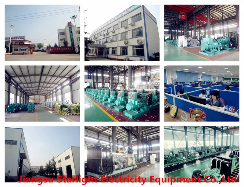 Excellent 350kw Power Generating Sets with Max 50 Degree Centigrade Radiator