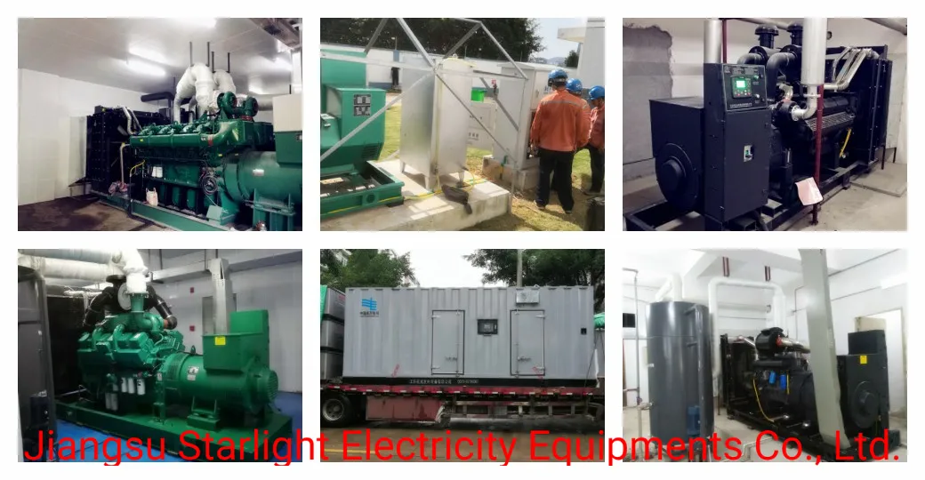 Excellent 350kw Power Generating Sets with Max 50 Degree Centigrade Radiator