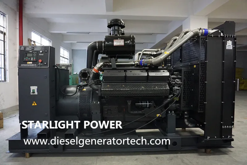 Excellent 350kw Power Generating Sets with Max 50 Degree Centigrade Radiator