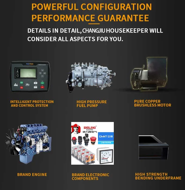 Factory Price Backup Power 108kw 110kVA with 1106A-70tg1 Engine Three Phase Generator