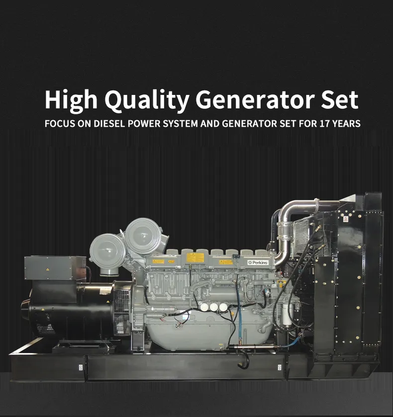 Factory Price Backup Power 108kw 110kVA with 1106A-70tg1 Engine Three Phase Generator