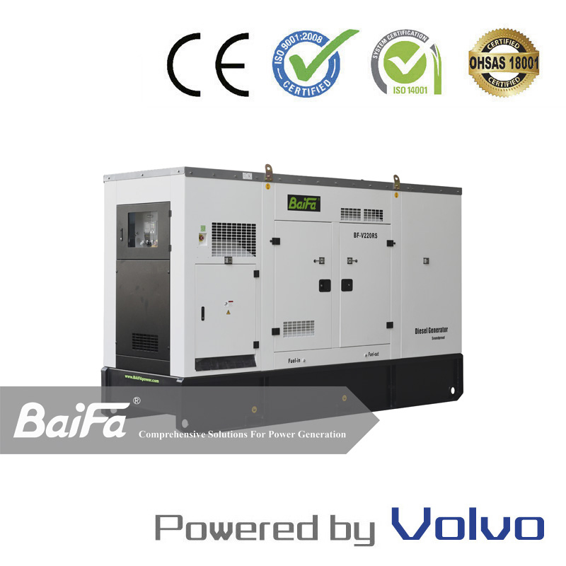 Factory Use 220kVA 170kw Volvo Diesel Power Generator with Automatic Transfer Switch Factory