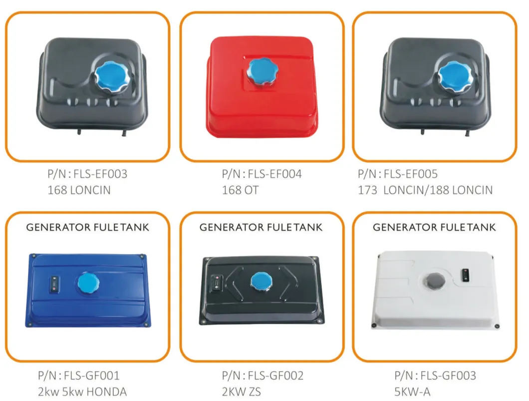 FLS-FT031 Gasoline Generator Spare Parts 14L 4KW HYBEST 3000HI Genset Fuel Tank