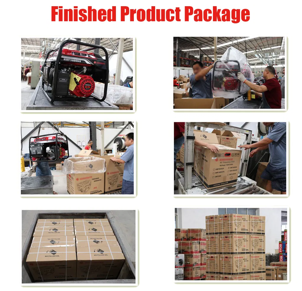 FP3500-II 50Hz 2.8KW Portable 212cc Gasoline/Petrol Industrial Recoil start Generator Powered by FP170F