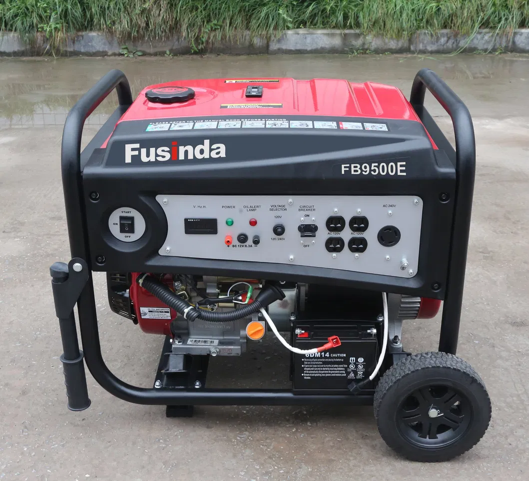 Fusinda Power 7.5kw 100% Copper Low Price Power 7500W Gasoline Generator