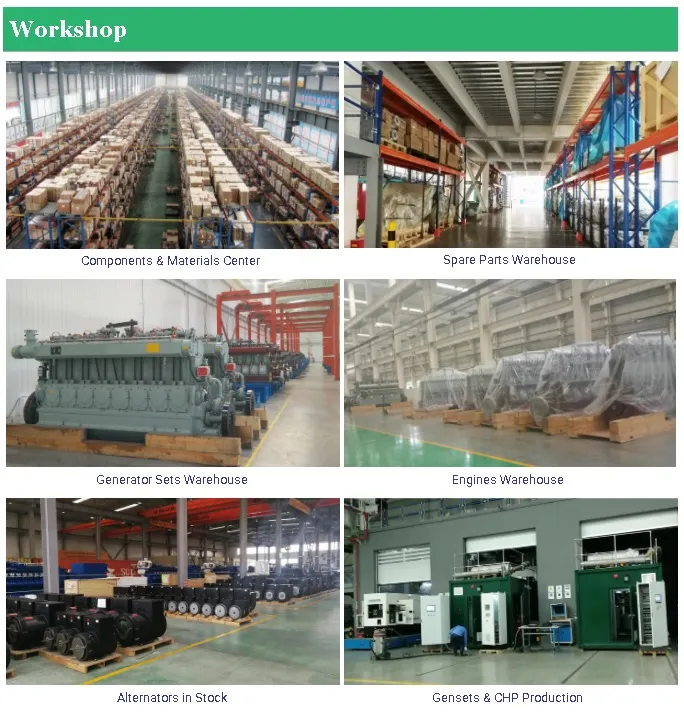 Gas Generator Price Natural Gas Engine Power Generators Biogas LPG Biomass Syngas 30-1000 Kw AC Three Phase