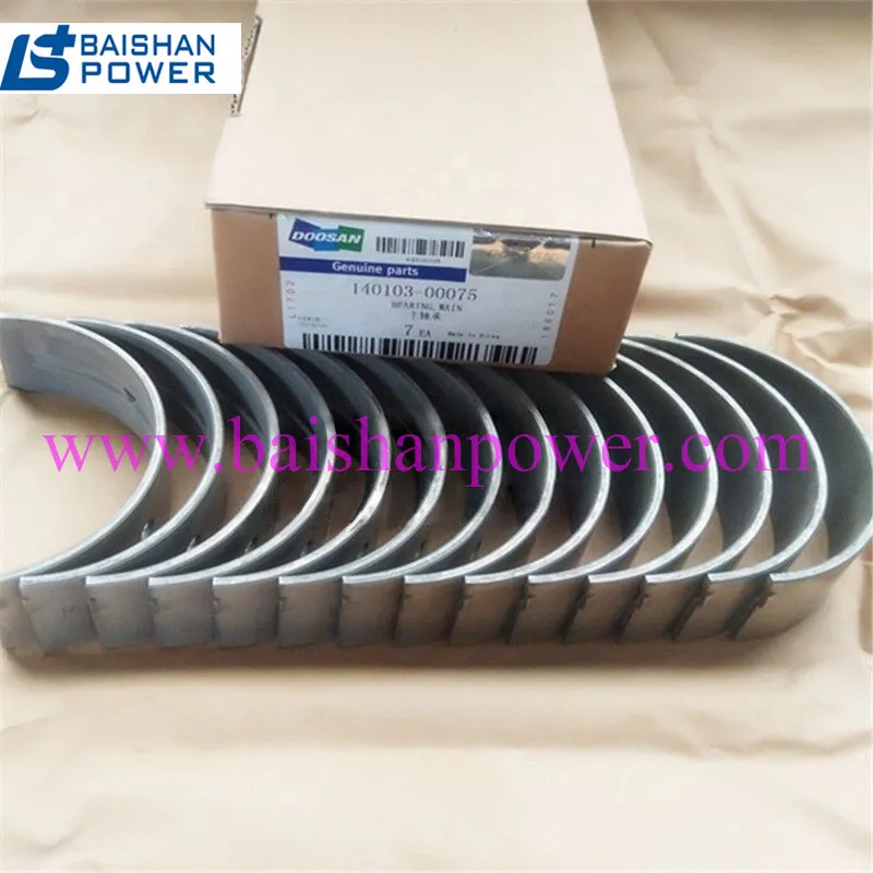 GENUINE DOOSAN DAEWOO V222TI MAIN BEARING 65.01110-6529 (V222TI MARINE ENGINE SPARE PARTS)Con Rod Bearing 65.02410-0010 140103-00075 65.01110-6115 65.01110-0080
