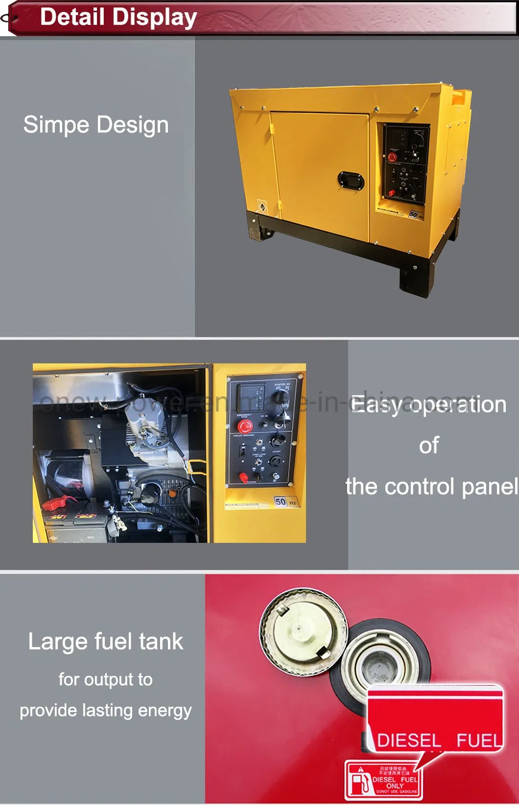 Groupe Electrogene 7kVA Silent 3 Phase Diesel Generator Price