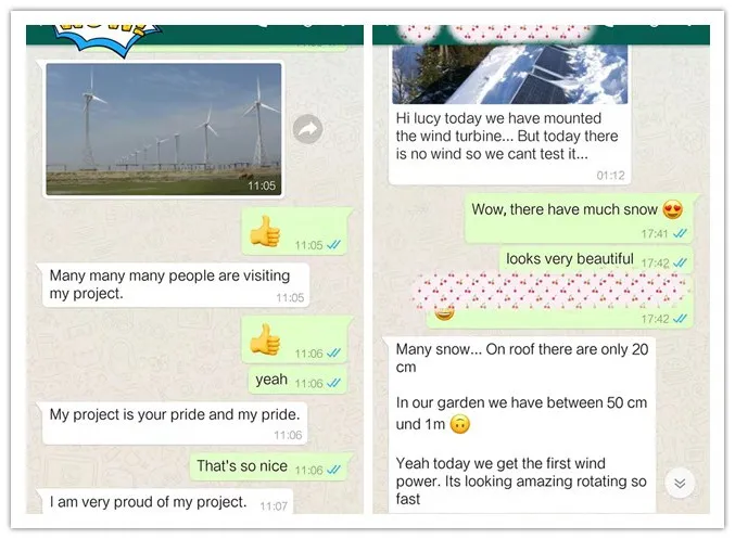 Hengfeng Wind Turbine 15kw