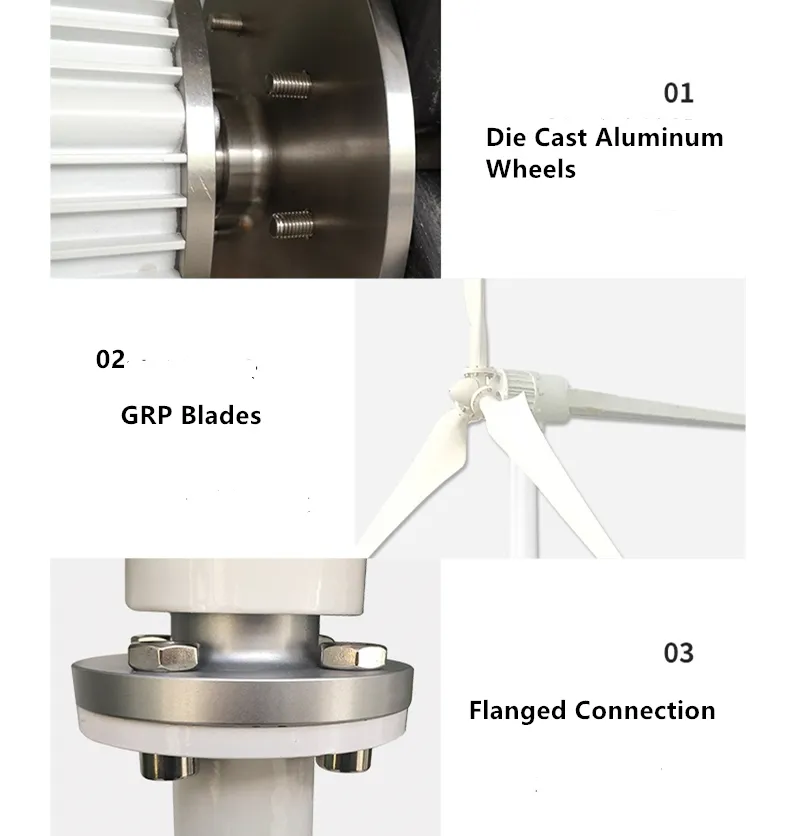 High Performance Wind Turbine 5kw Small Windmills for Sale