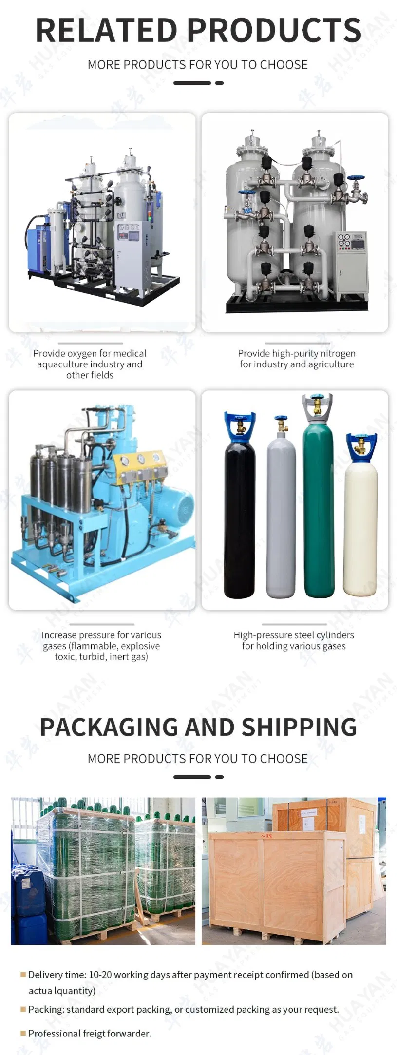 High Purity 20m3 Psa Oxygen Generator (up to 99.9%) with Booster for New Tech Material Protection