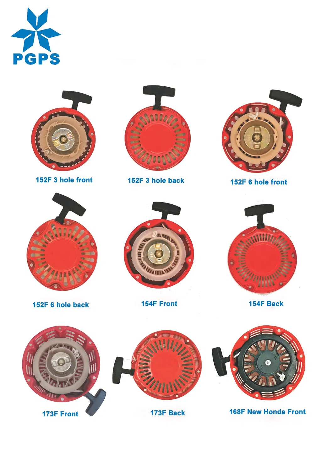 High Quality 188f Gx390 Gx340 190f 5kVA Generator Recoil Starter Assembly