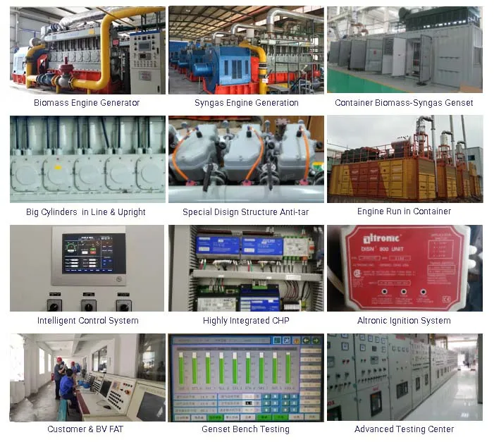 High Quality Factory Supply Reliable Biogas Syngas Biomass Natural 450kw Gas Generator