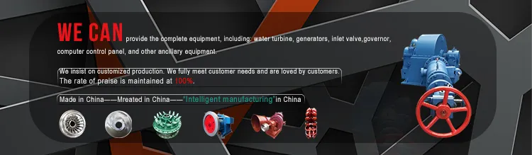 High Quality Hydro Francis Turbine Generator with Long Warranty