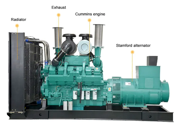 High Quality Silent 100kw/120kw/140kw/160kw with Engine 50kw Diesel Generator
