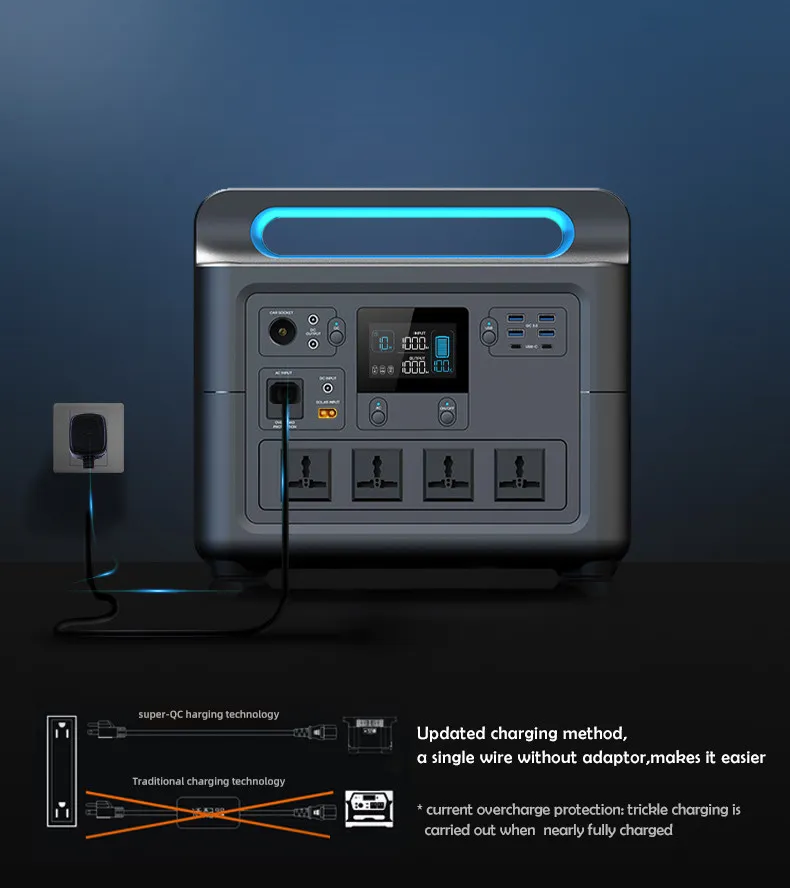 Home Backup Energy Portable Power Supply 1000wh Lithium Iron Batteries