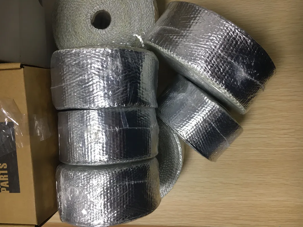 Insulation Jacket Cover for Diesel Generator Part Removable and Saveguard High Temperature, Exhaust Lagging Heat Resistant Fiber Cloth for Exhaust Pipe