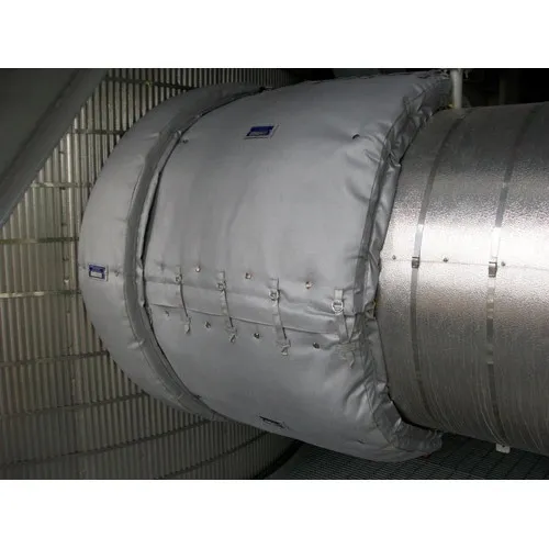 Insulation Jacket Cover for Diesel Generator Part Removable and Saveguard High Temperature, Exhaust Lagging Heat Resistant Fiber Cloth for Exhaust Pipe