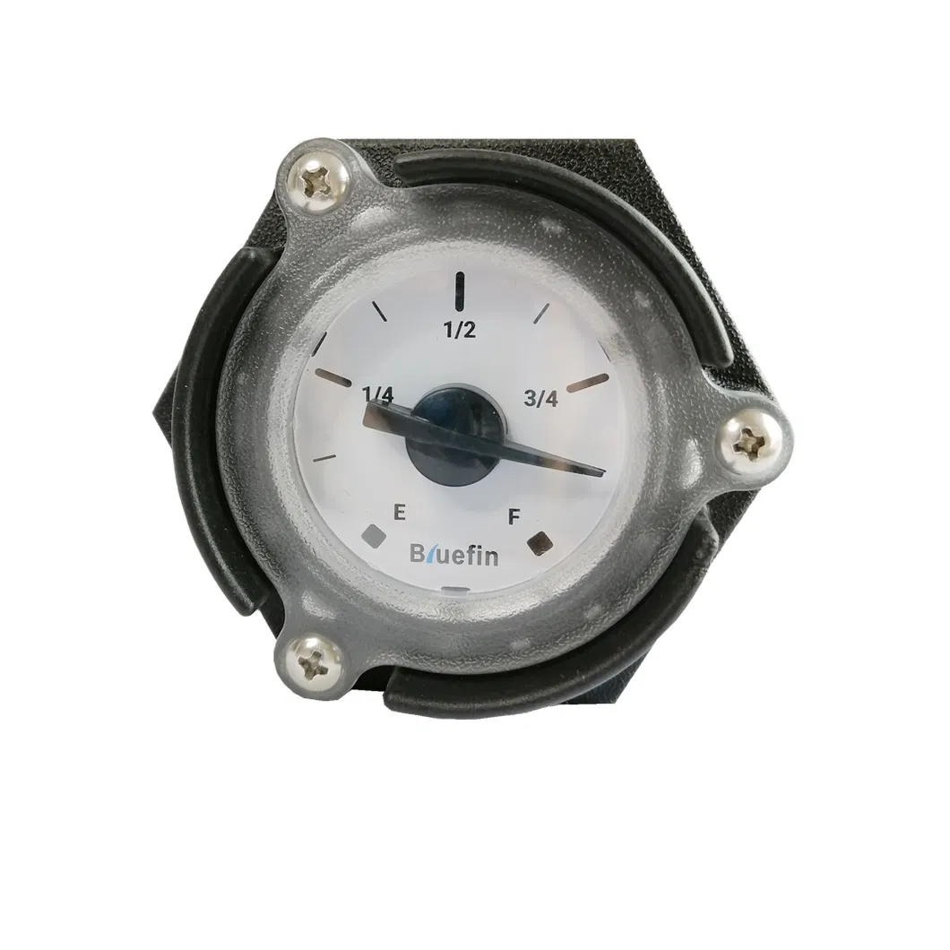 IP68 Water Resistance Mechanical Fuel Level Gauge with Low Level Alarm