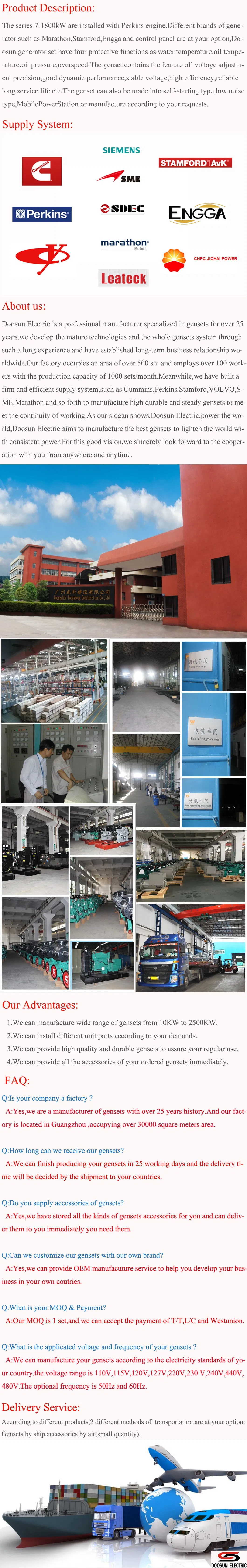 Japan 240kw/300kVA Diesel Generator Set Free Energy Generator