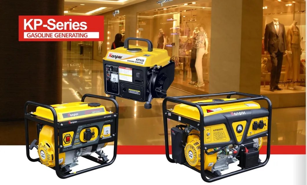 Kanpor ISO Certificate 1500/1800 450W Portable Gasoline Generator with Best Price