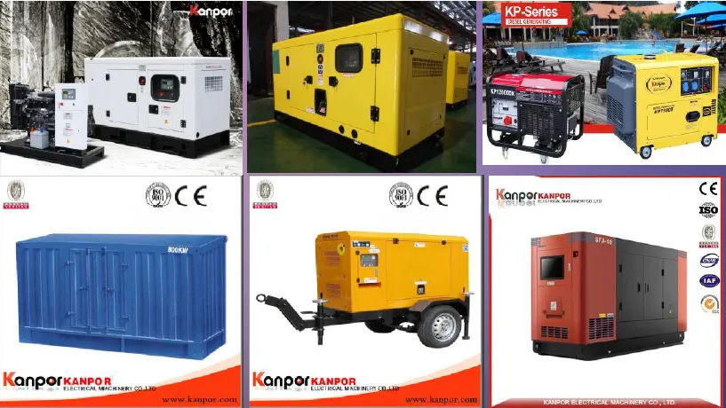 Kanpor Perkins Electric Generator Prime Output 48kw/60kVA Standby Output 66kVA/52.8kw