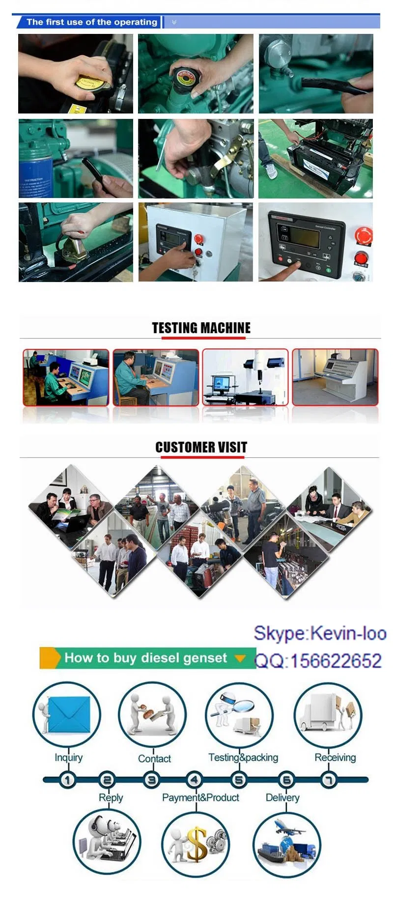 Kpc150 50Hz Prime Output 135kVA 108kw Cummins (6BTAA5.9G2) Diesel Genset