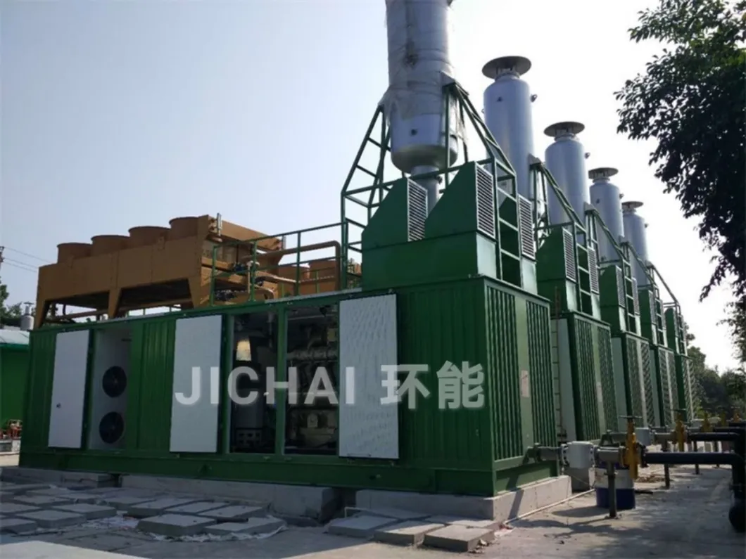 Landfill Gas Electricity Power Plant 500kw - 2MW Biogas Generator