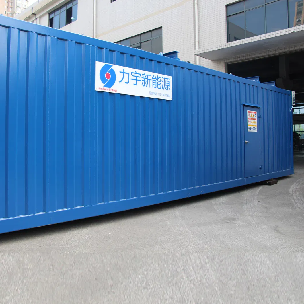 Liyu 1000kw Low Voltage 5%-30% Low Concentration Methane Gas Engine Generator Set