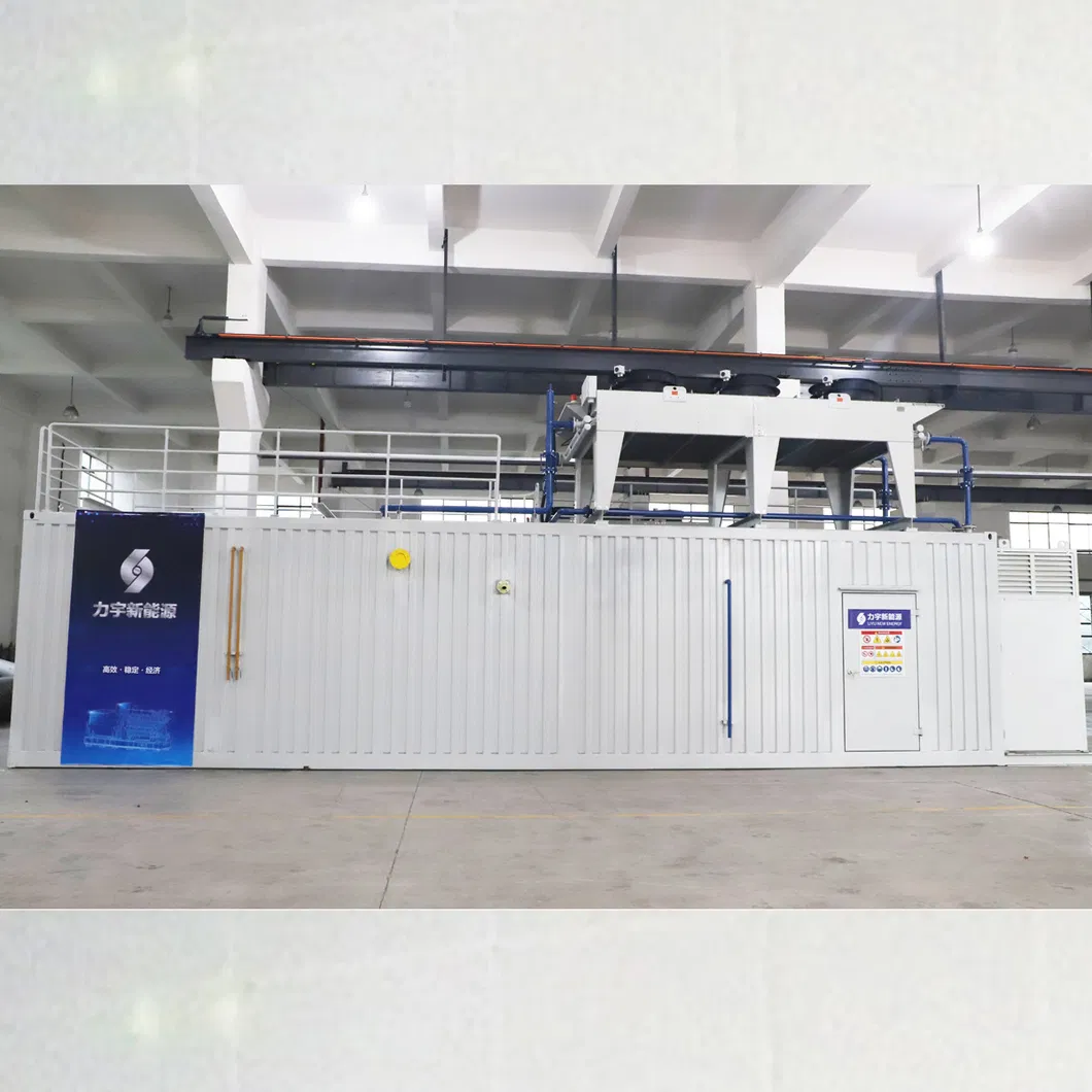 Liyu 1000kw Low Voltage 5%-30% Low Concentration Methane Gas Engine Generator Set
