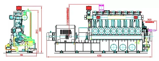 Lower Cost Alternative of Natural Gas Coal Gas Syngas Generator for Glass Ware Factory