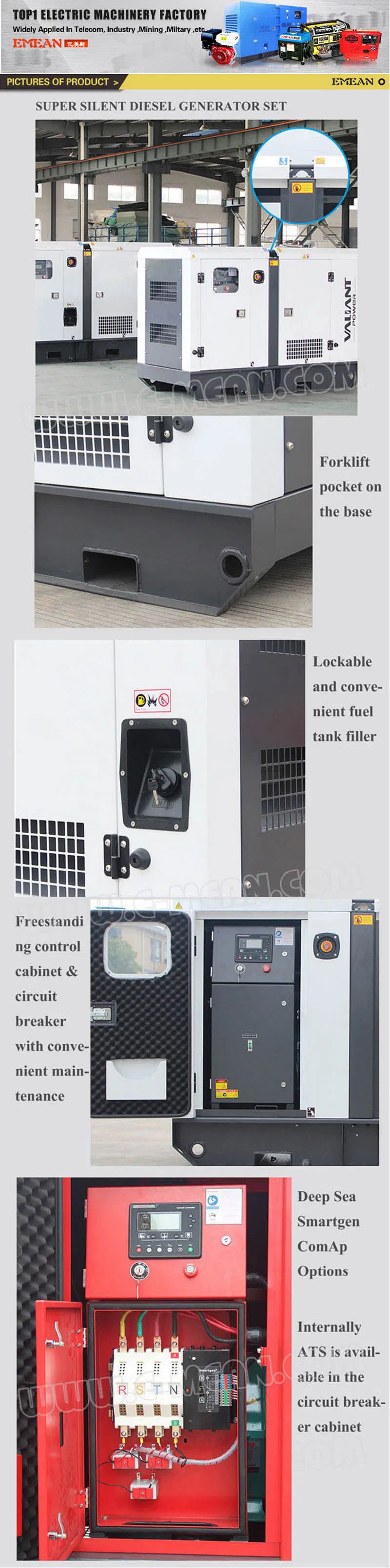 Lowest Price High Quality! 50kw Ricardo Open Diesel Generators Prices