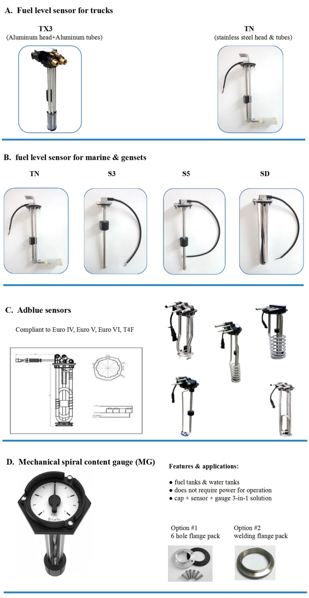Mechanical Gauge with High Level Alarm